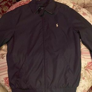 Polo black mens bomber jacket